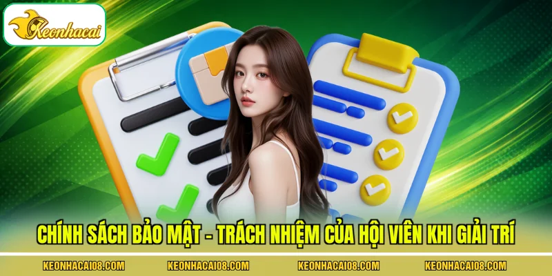 Chính sách bảo mật - Trách nhiệm của hội viên khi giải trí