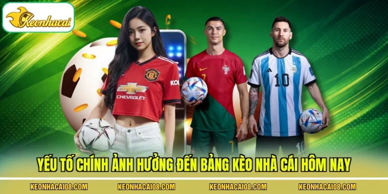 Yếu tố chính ảnh hưởng đến bảng kèo nhà cái hôm nay